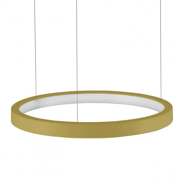 Martinelli Luce Lunaop Ø120 cm 2700K Gold – pendel — produktfoto