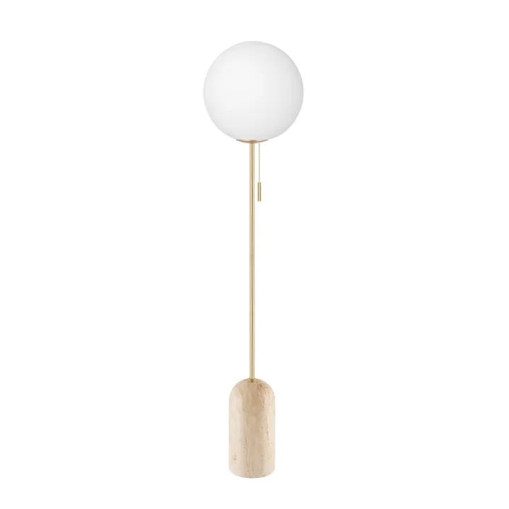 Globen Lighting Torrano Beige Travertin – gulvlampe — produktfoto