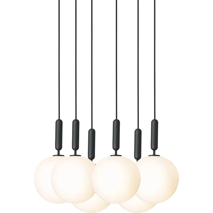 Nuura Miira 6 Stor Opal Hvid – pendel — produktfoto