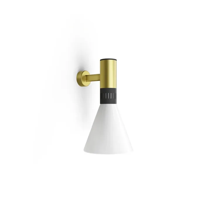 Stilnovo Cono Ø25 Satin Gold – væglampe — produktfoto