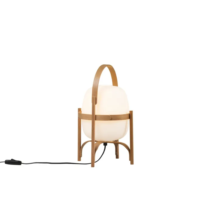Santa & Cole Cestita Hvid Plast – bordlampe — produktfoto