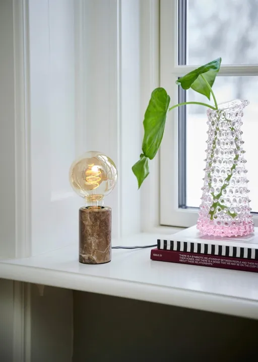 Nordlux Siv Marble , brun – bordlampe — produktfoto
