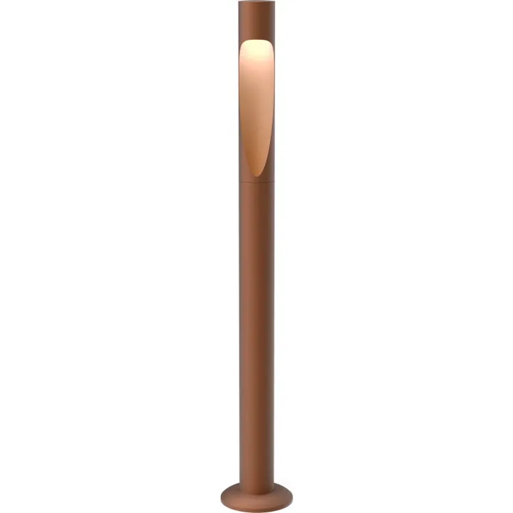 Louis Poulsen Flindt Garden , 3000K, anker, corten, høj – udendørslampe — produktfoto