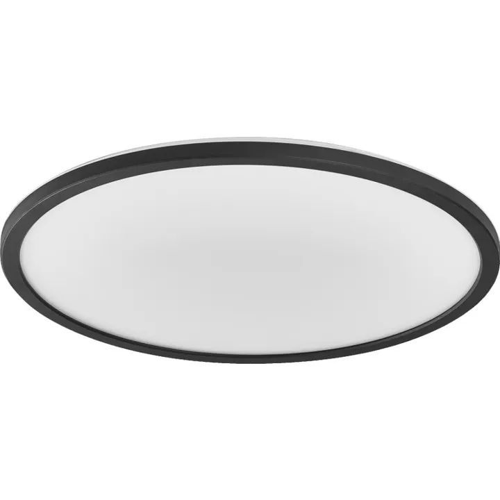 Osram Smart+ Wifi Ultra Slim Backlight , farveskift + hvid, sort, Ø40 cm – loftlampe — produktfoto