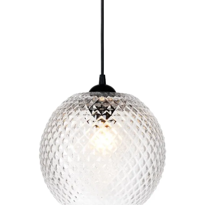 Halo Design Nobb , klar, Ø22 cm – pendel — produktfoto