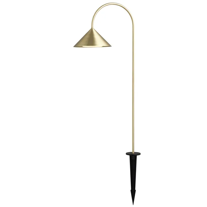 Frandsen Grasp Med Spyd Solid Messing – udendørslampe — produktfoto