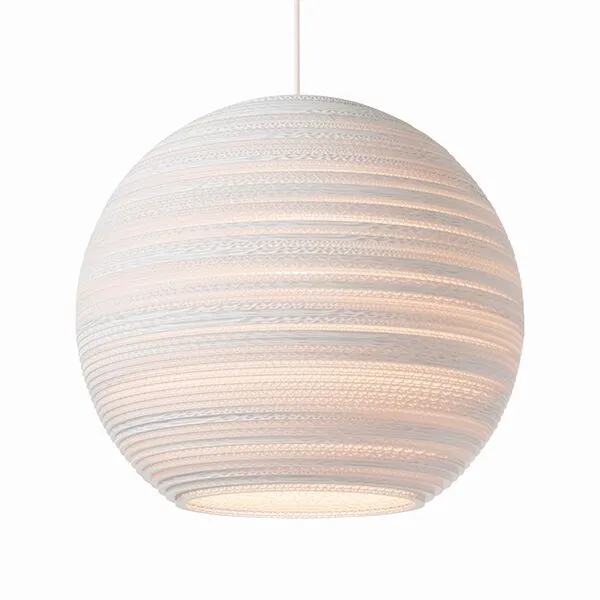 Graypants Scraplight Moon 18 Hvid – pendel — produktfoto