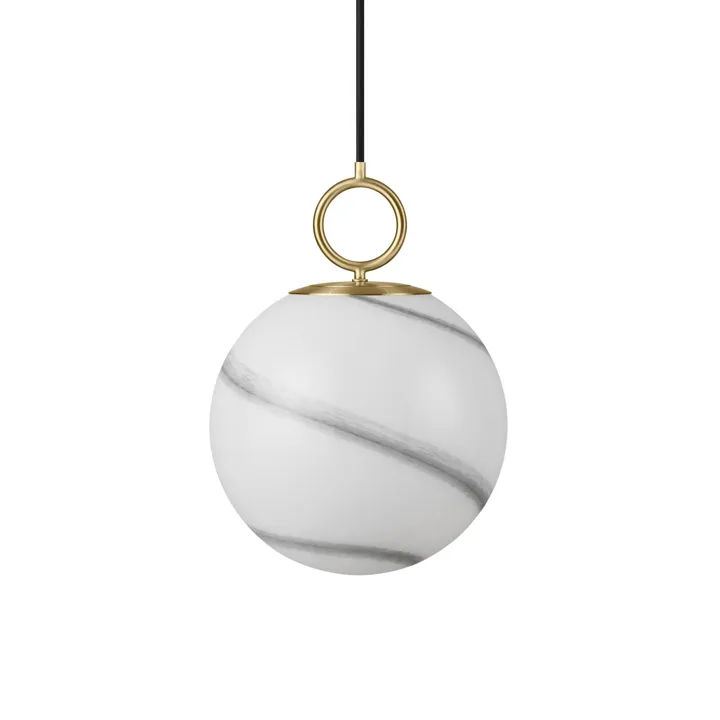 Halo Design Stockholm Ø25 Marble Grey – pendel — produktfoto