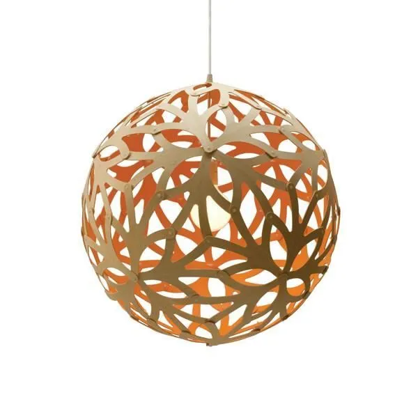 David Trubridge Floral Ø40 Orange – pendel — produktfoto
