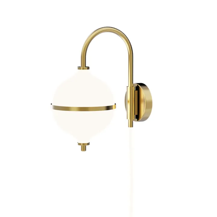 Rebello Decor Eternal Moonlight Ø15 Hvid Ledning – væglampe — produktfoto